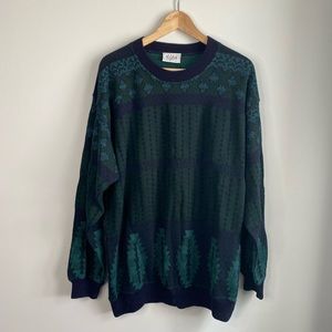 VINTAGE 70s Italian Wool Crewneck Sweater
